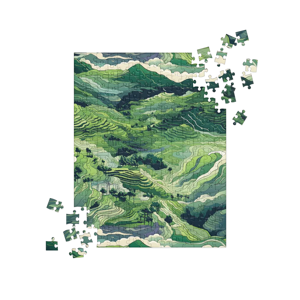 Harmony of the Lush Landscape | Jigsaw Puzzle | 252 pieces