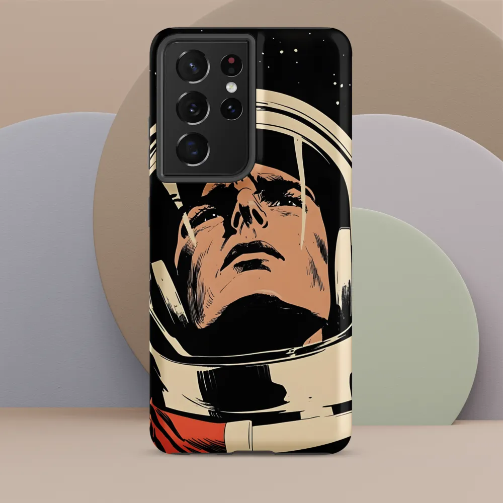 Gaze of the Astronaut | Phone Case |  S21 Ultra | Tough Case | Matte