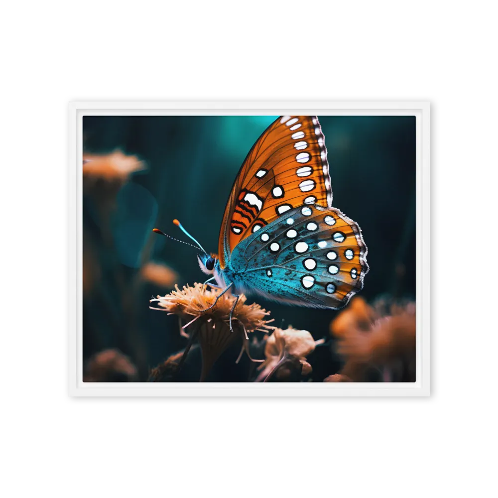 Whispers of Color: The Butterfly's Embrace