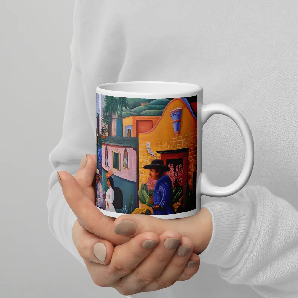 A Mosaic Journey Through Colorful Landscapes | Mugs | Multiple Sizes & Colors