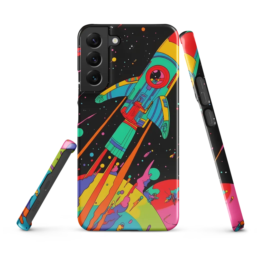 Cosmic Voyage: The Neon Lift-Off