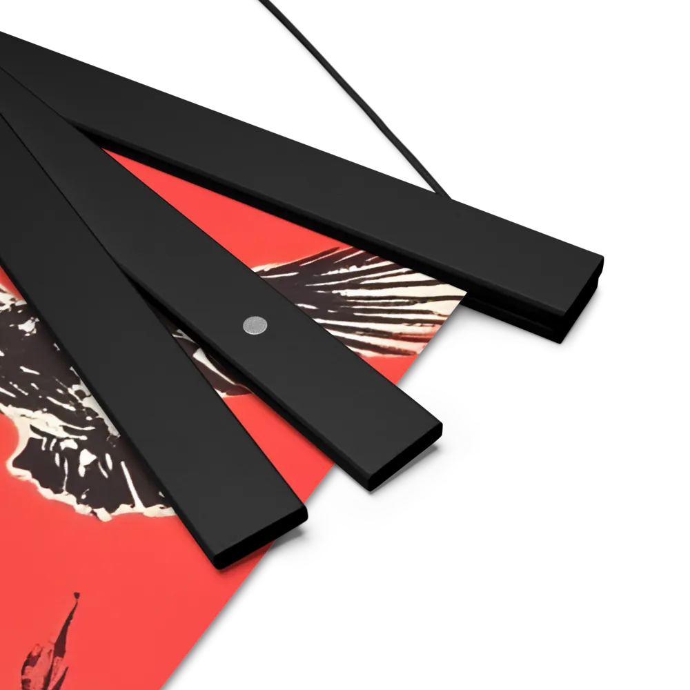 Journey Beyond the Horizon | Poster With Black Wood Hanger | 18″×18″