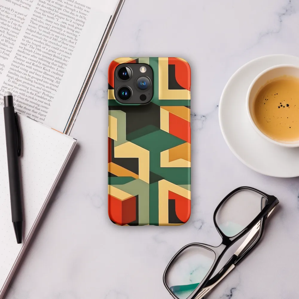 Dynamic Geometry: An Exploration of Form | Phone Case |  15 Pro Max | Snap Case | Matte