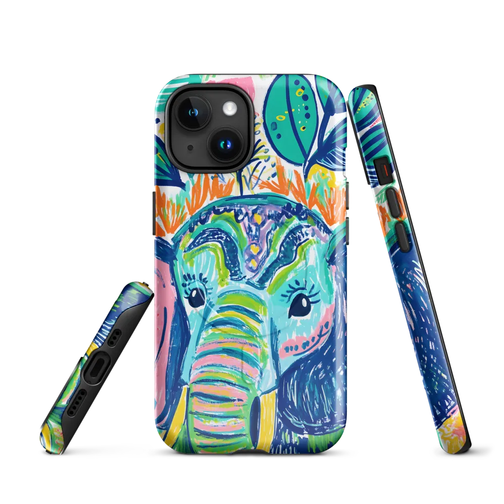 Whimsical Elephant Portrait