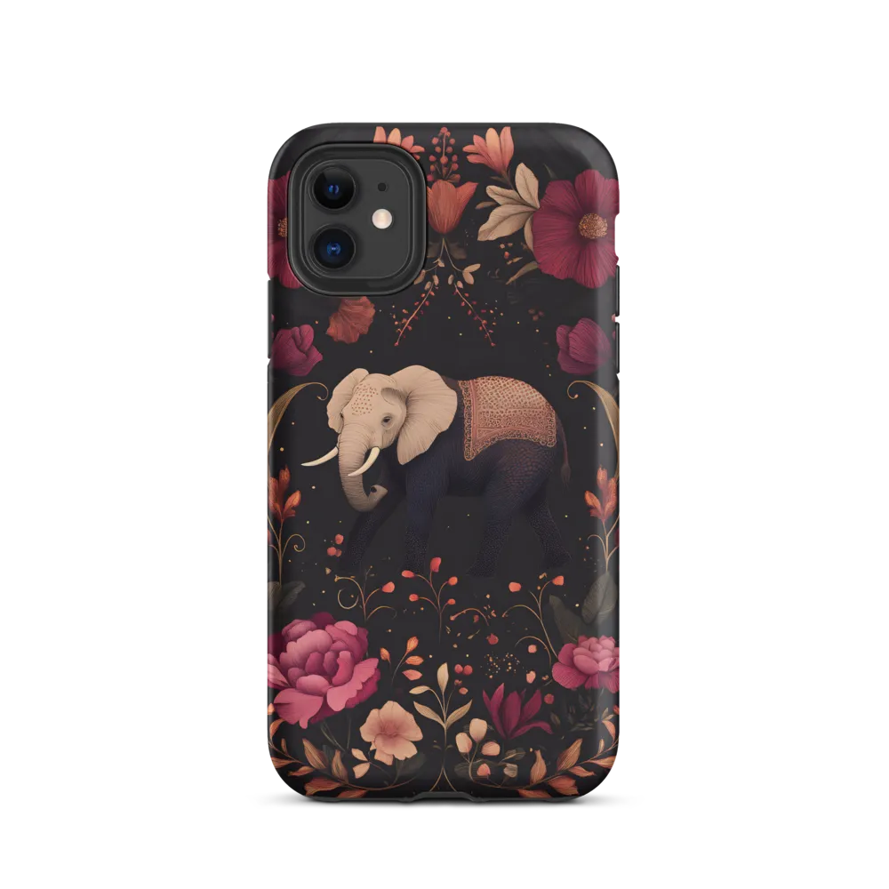 Whispers of the Wild: Elephants and Blooms