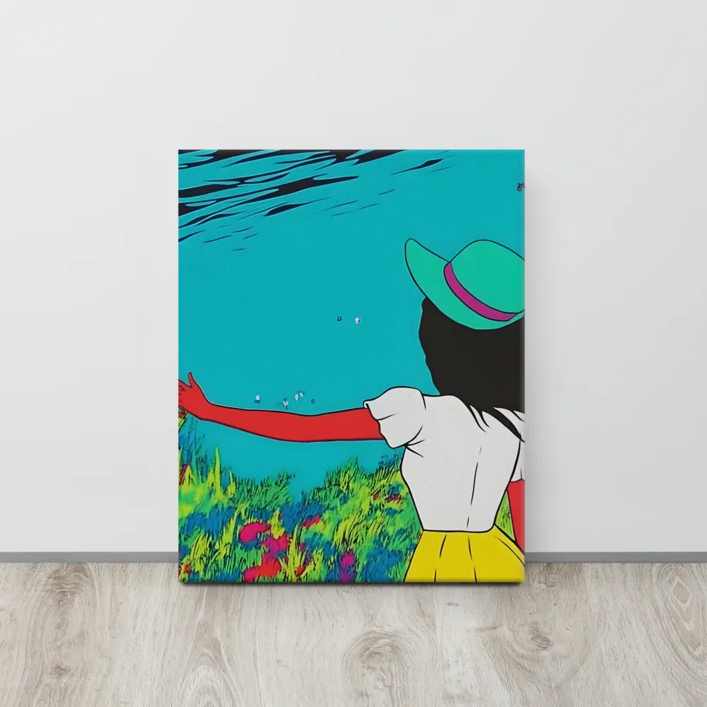 Whimsical Encounter | Canvas | 16″×20″