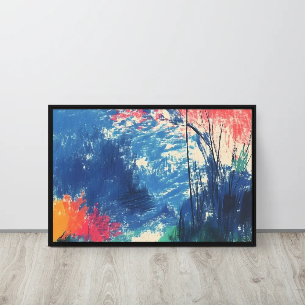 Whispers of Tranquility | Canvas with Black Frame | 20″×30″