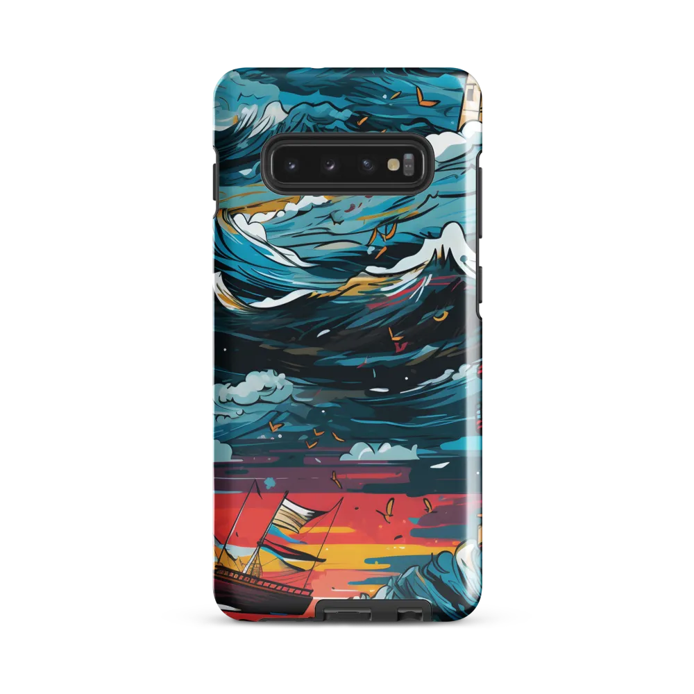 Turbulent Seas: A Lighthouse Adventure | Phone Case |  S10 Plus | Tough Case | Glossy