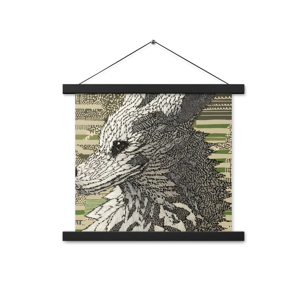 Reflections of the Forest | Poster With Black Wood Hanger | 14″×14″