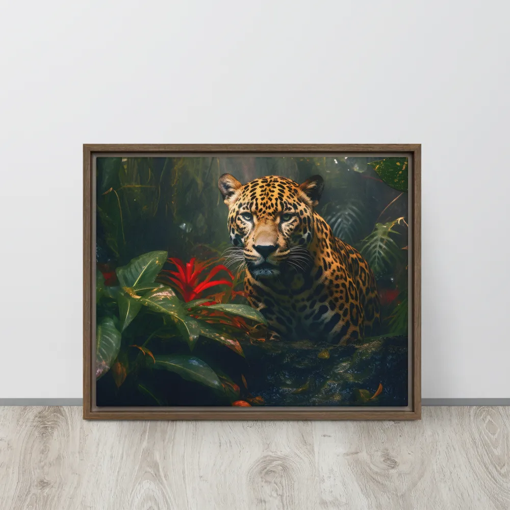 Echoes of the Wild | Canvas with Brown Frame | 16″×20″