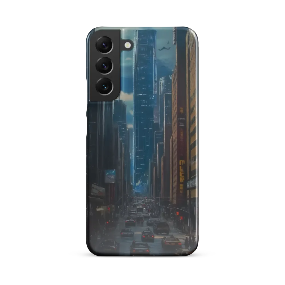 Urban Symphony: A Cityscape Reverie | Phone Case |  S22 Plus | Snap Case | Glossy