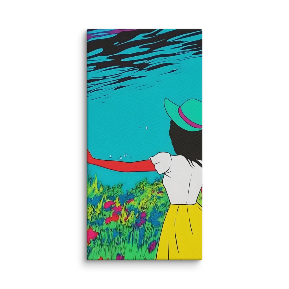 Whimsical Encounter | Canvas | 10″×20″