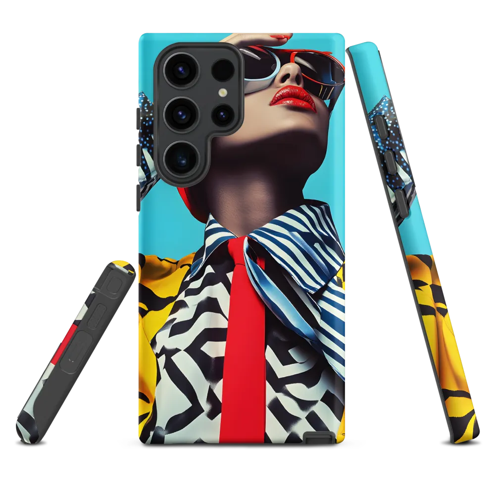 Chic Confidence in Bold Patterns
