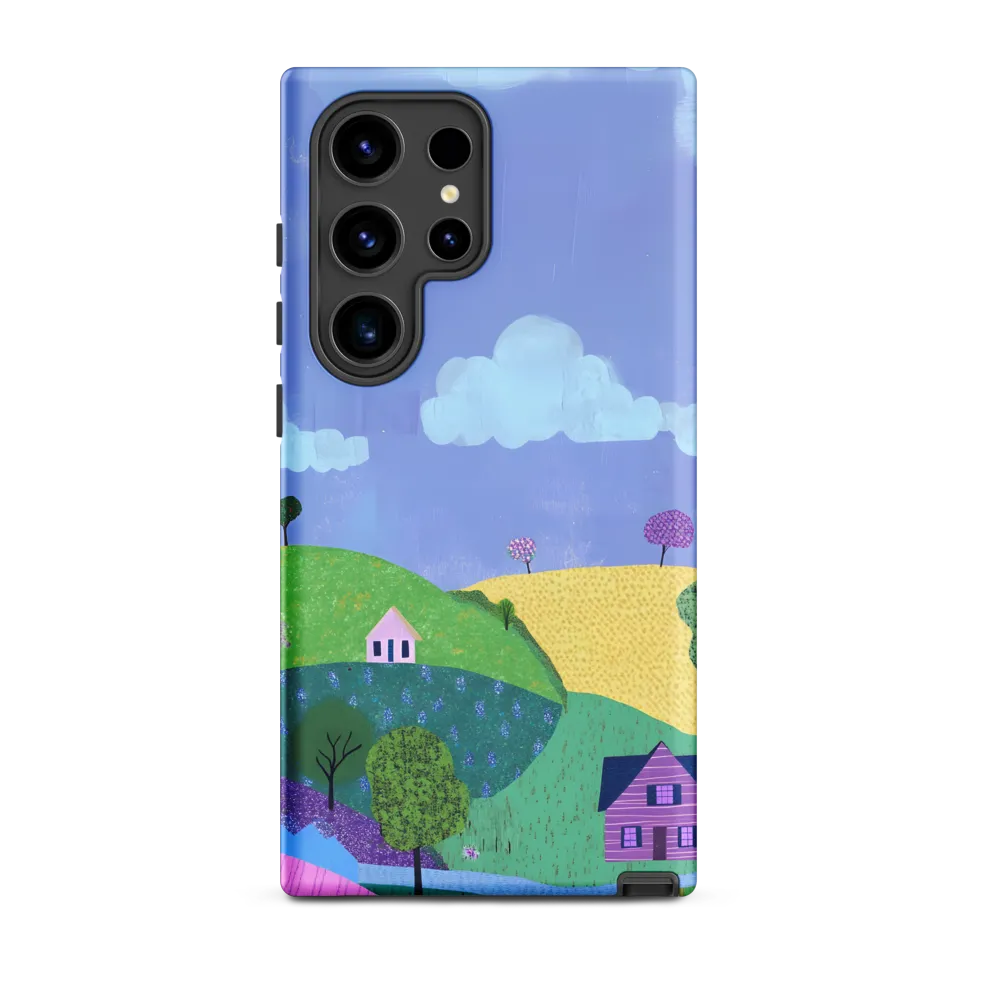 Whimsical Hills and Quaint Homes | Phone Case |  S24 Ultra | Tough Case | Matte