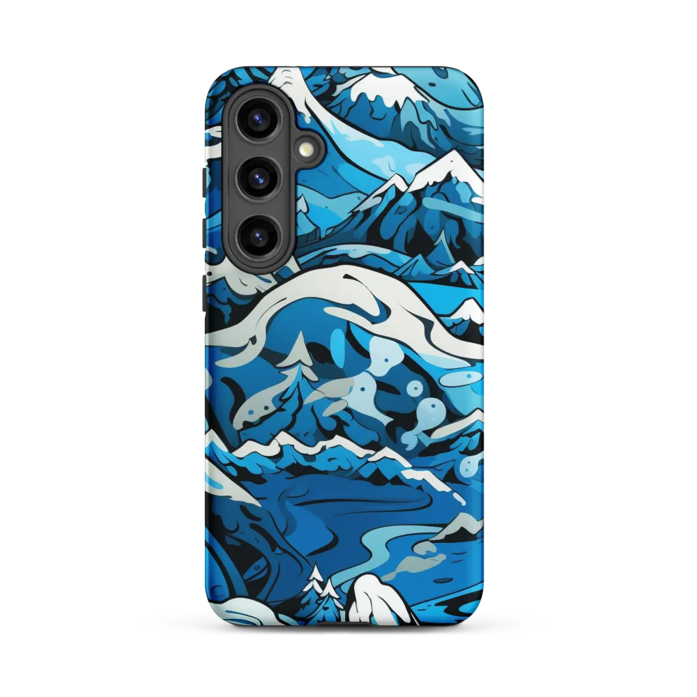 Frozen Harmony: A Blue Mountain Odyssey