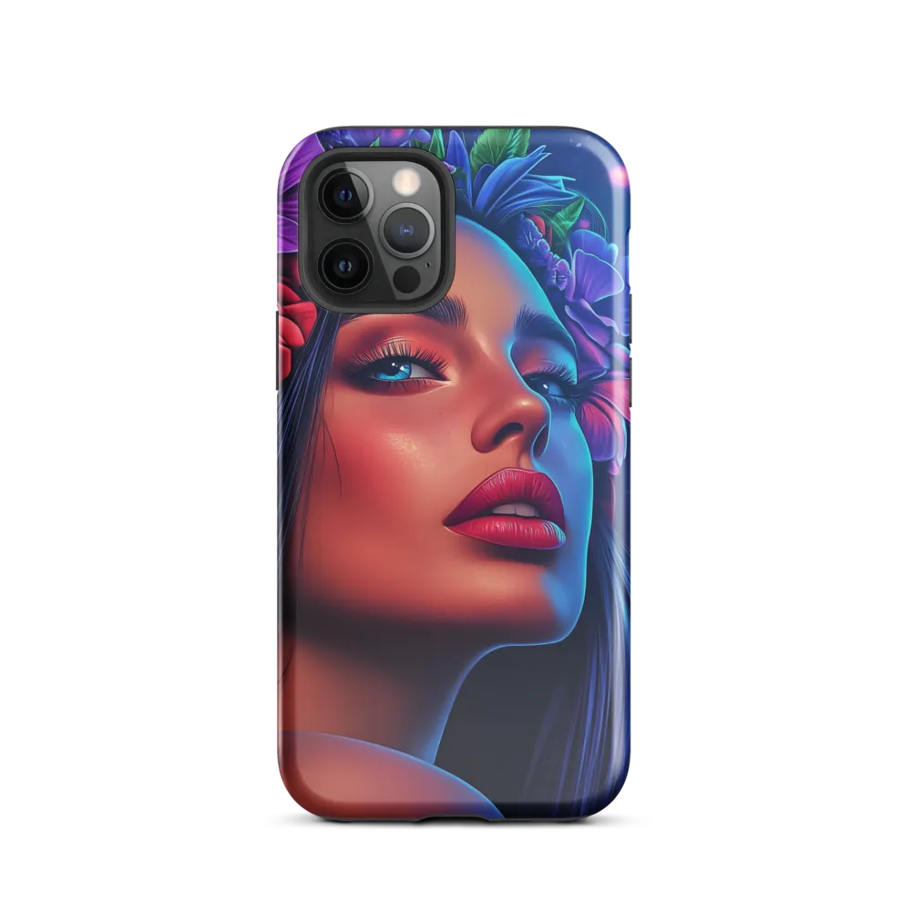Radiance of the Floral Queen | Phone Case |  12 Pro | Tough Case | Glossy