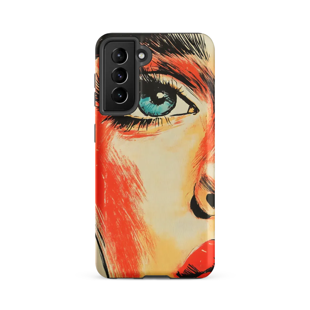 Intense Gaze: A Pop Art Portrait
