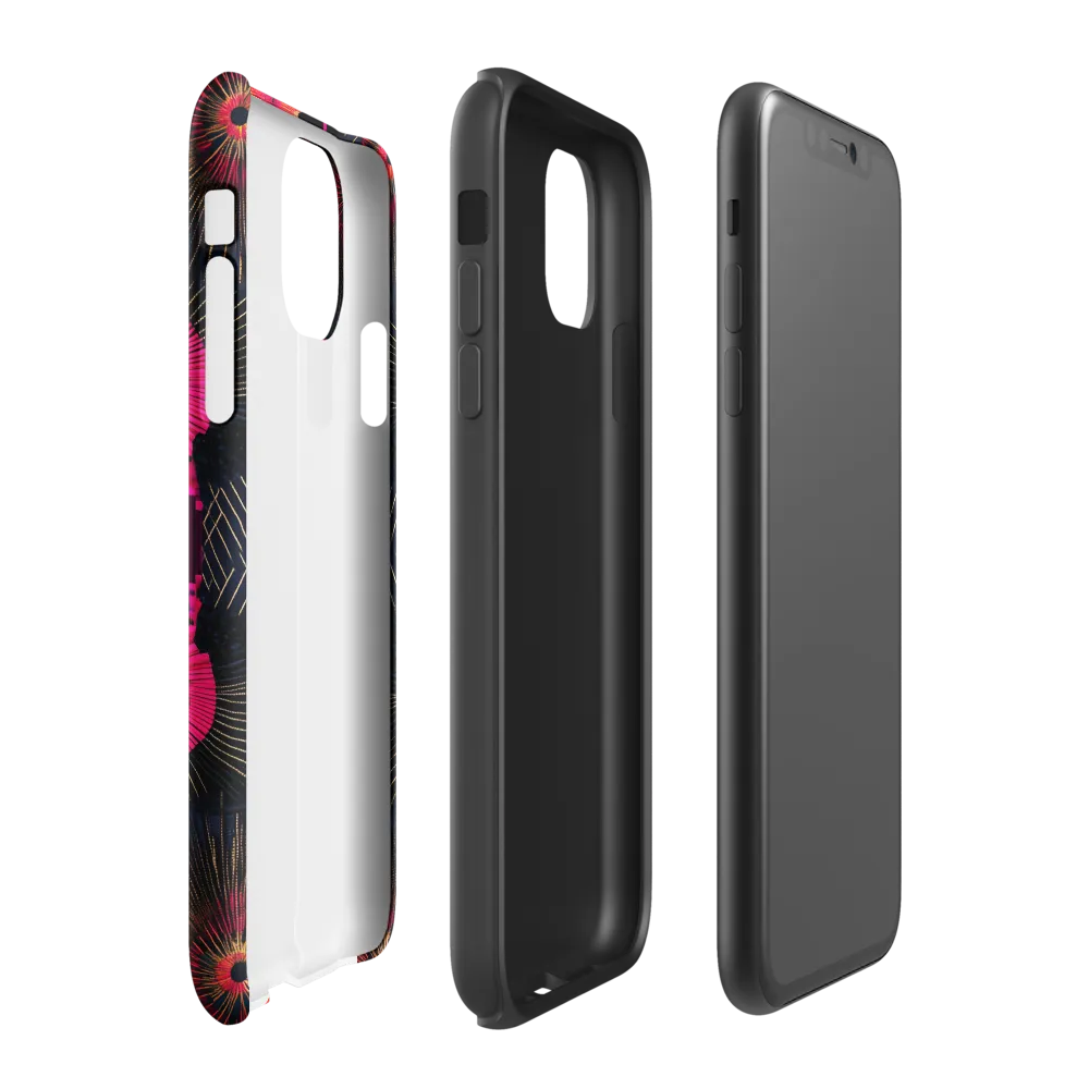 Dynamic Geometric Symphony | Phone Case |  11 | Tough Case | Glossy