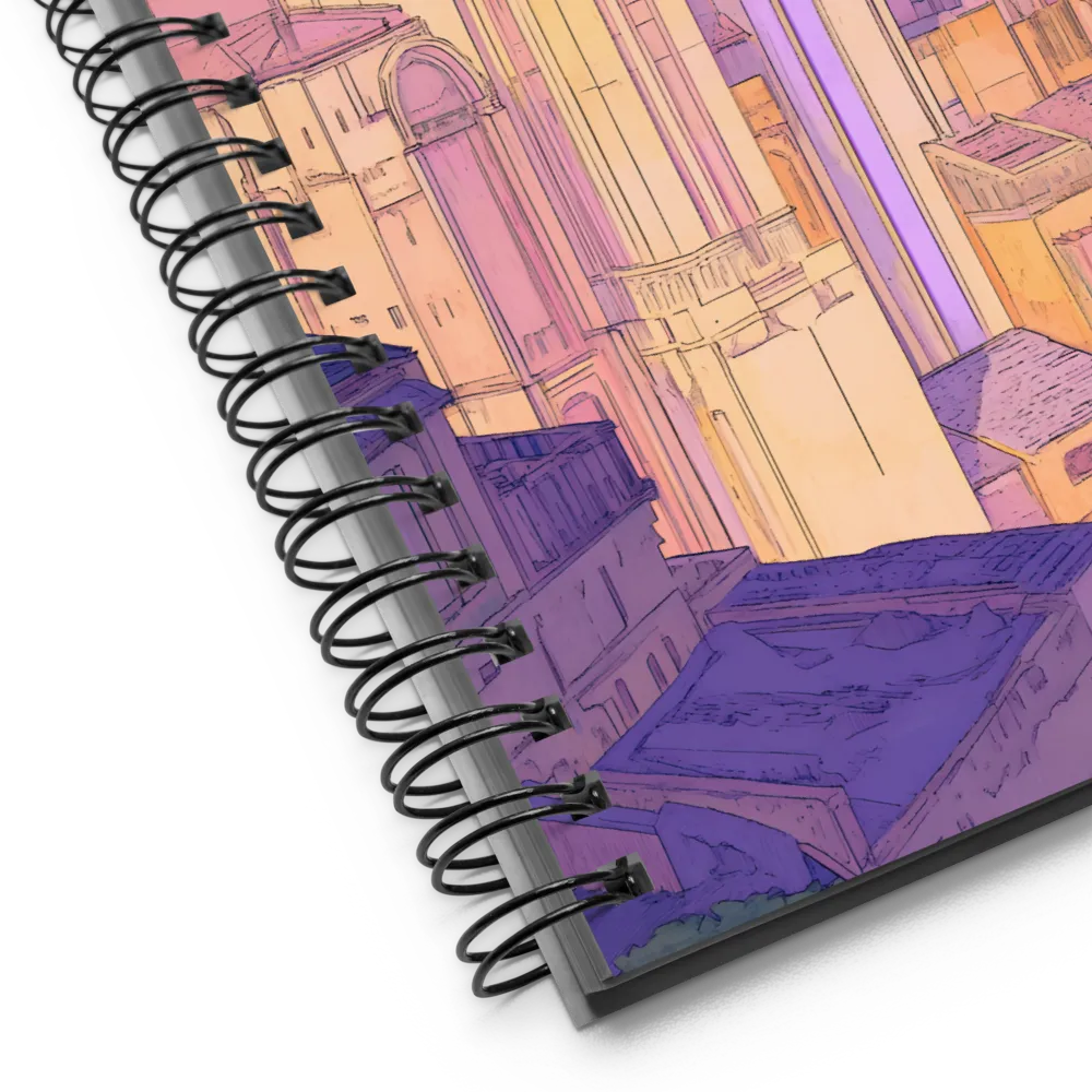 Dreamscape Towers | Spiral Notebook