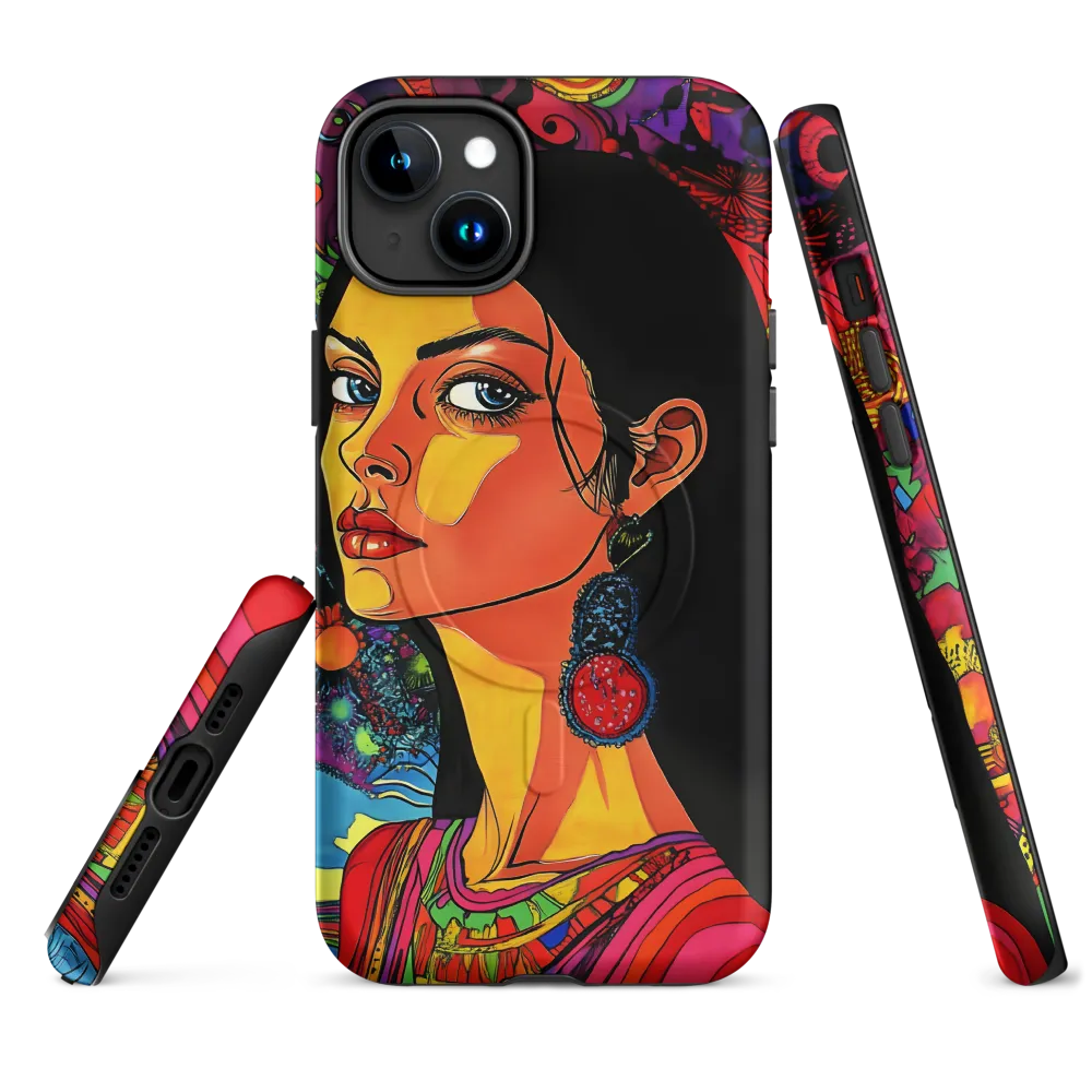 Ethereal Dreamscape in Vivid Colors | Phone Case |  15 Plus | MagSafe® Tough Case | Matte