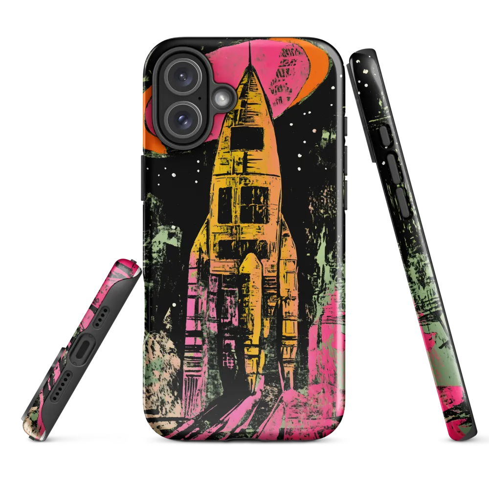 Cosmic Voyage: A Surreal Rocket Adventure