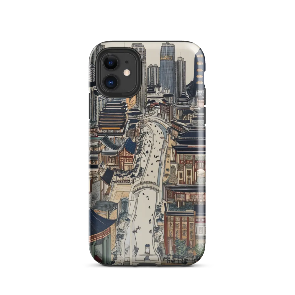 Urban Harmony: A Fusion of Tradition and Modernity | Phone Case |  11 | Tough Case | Glossy