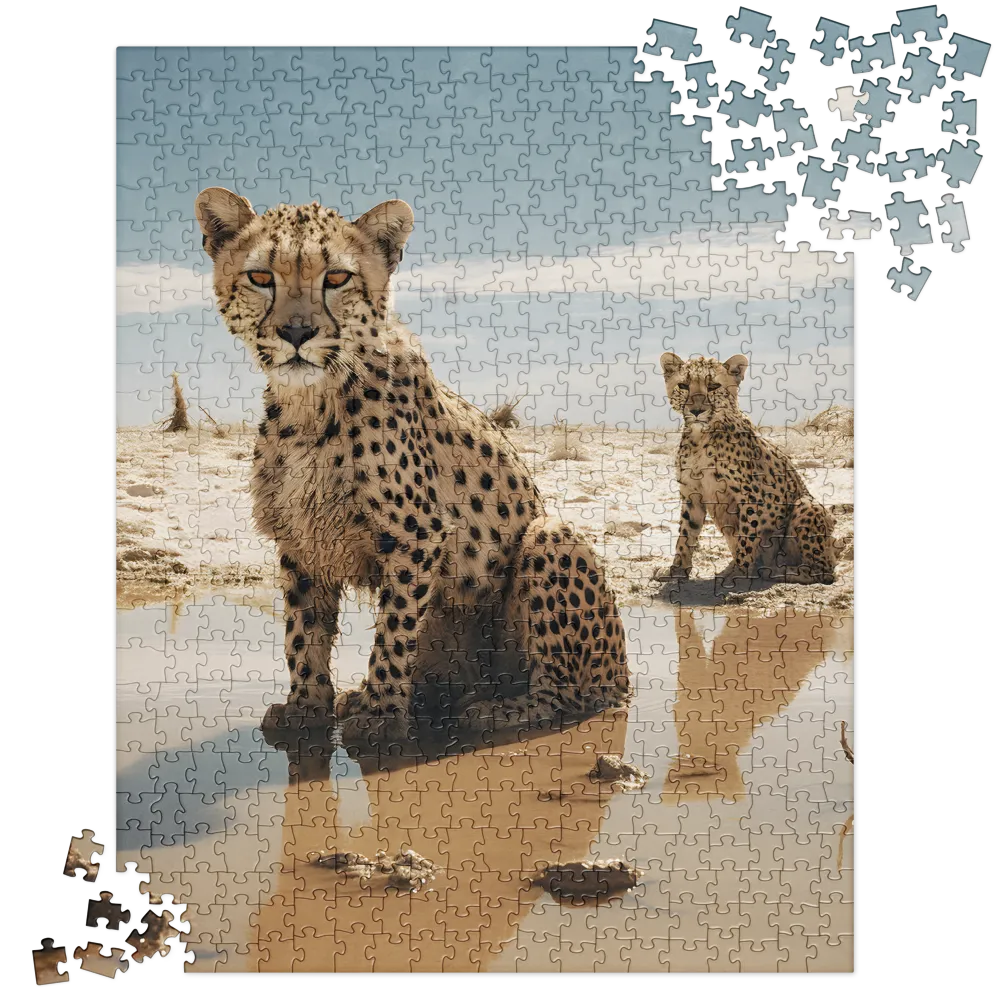 Silent Watchers of the Savanna | Jigsaw Puzzle | 520 pieces