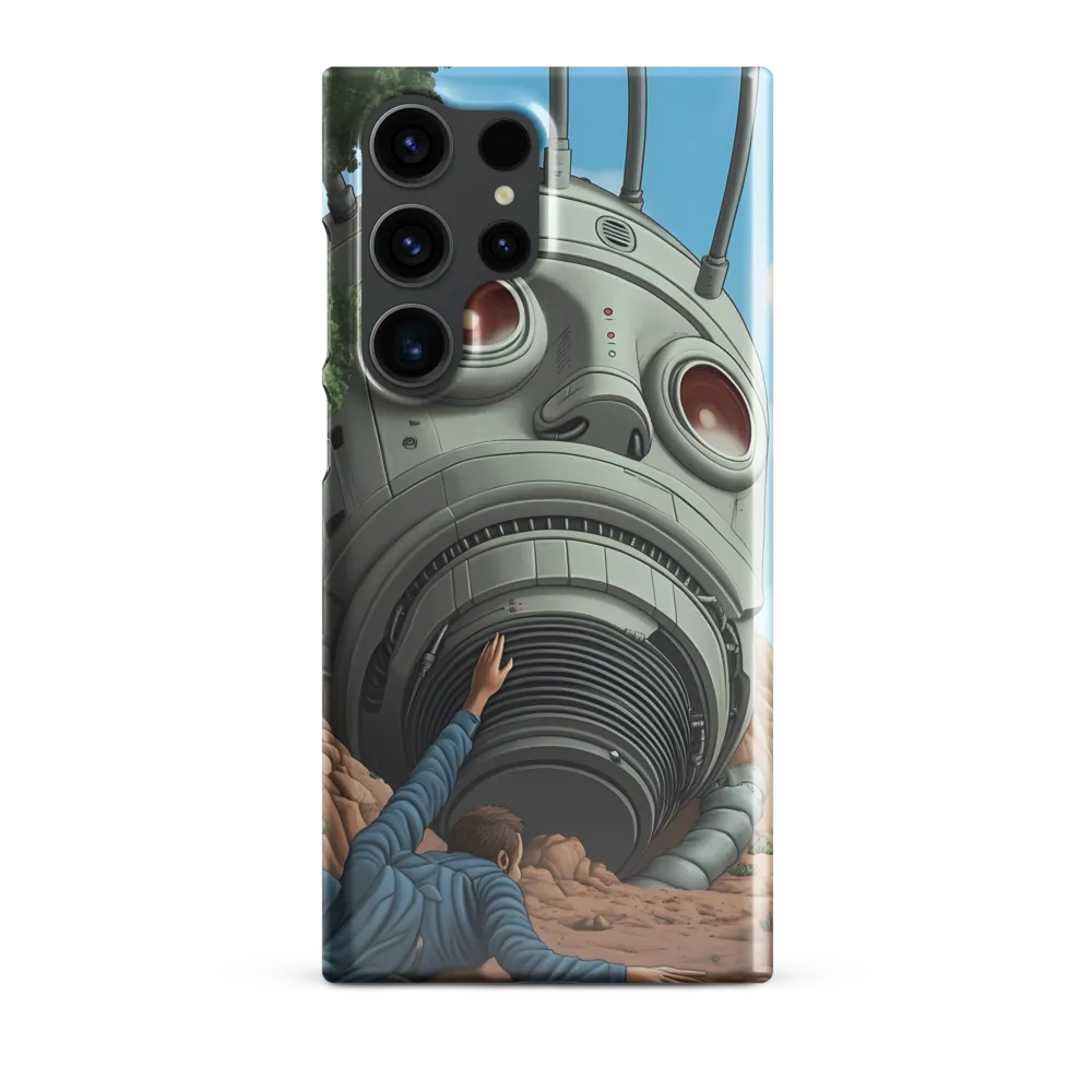 The Descent into Technological Abyss | Phone Case |  S23 Ultra | Snap Case | Glossy