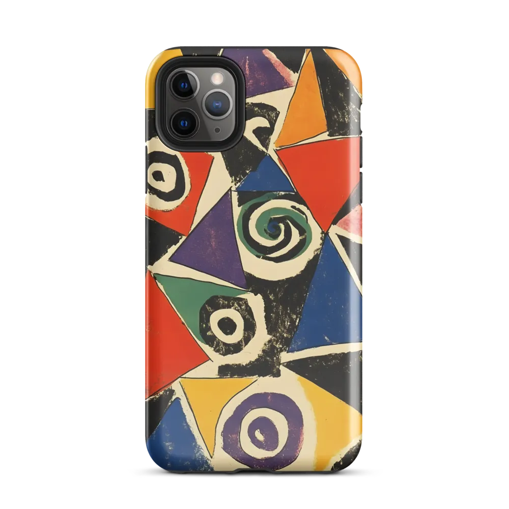 Dynamic Geometric Abstraction | Phone Case |  11 Pro Max | Tough Case | Glossy