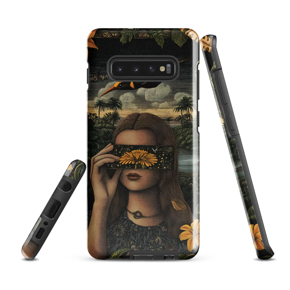 Veil of Nature: A Surreal Embrace | Phone Case |  S10 Plus | Tough Case | Glossy