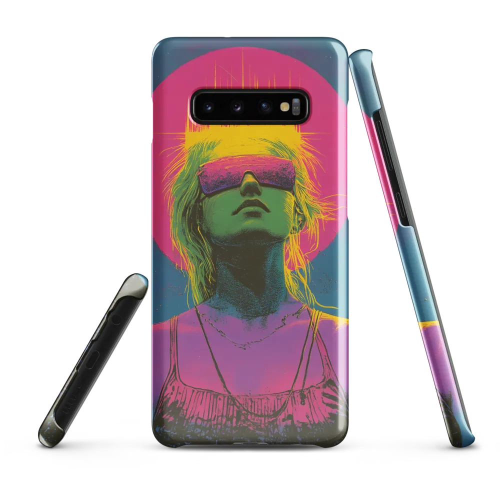 Neon Dreams: Portrait of a Modern Muse | Phone Case |  S10 Plus | Snap Case | Glossy