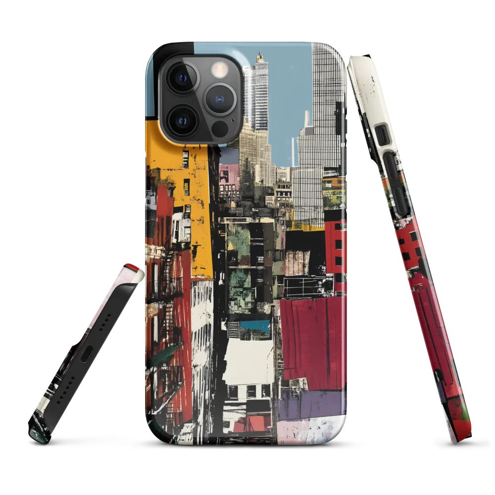 Urban Collage: A Vivid Cityscape | Phone Case |  12 Pro Max | Snap Case | Glossy