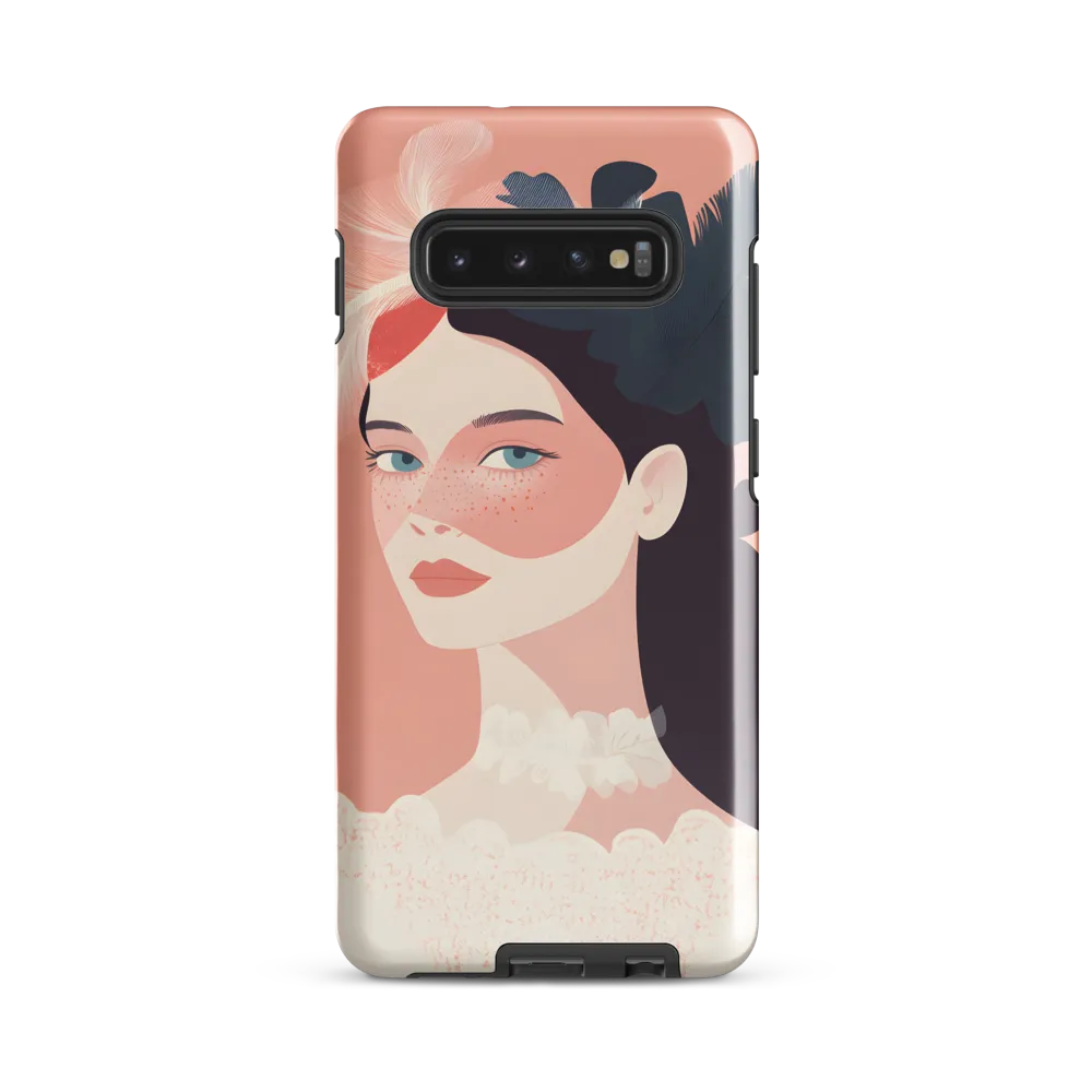 Elegance in Pink | Phone Case |  S10 Plus | Tough Case | Glossy