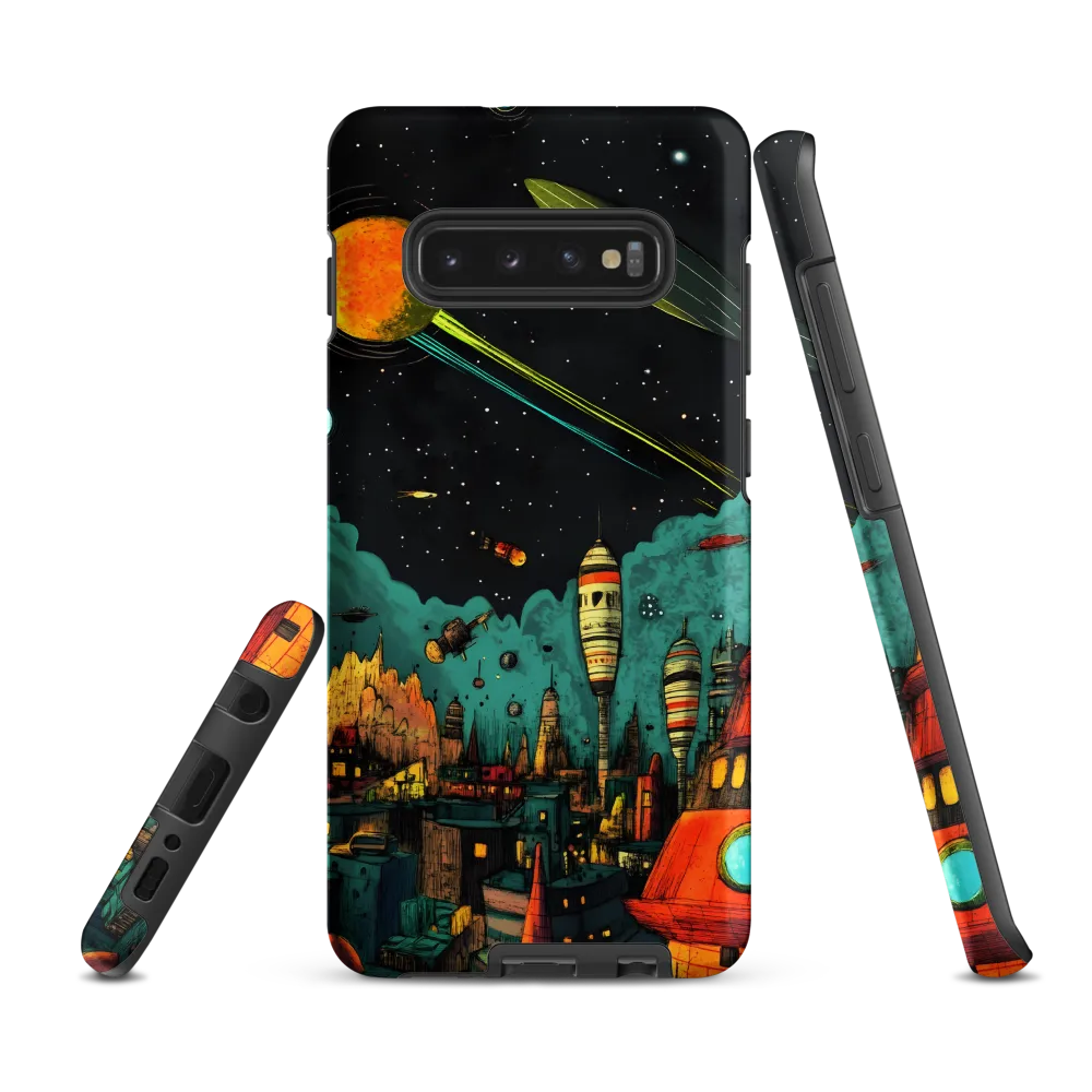 Galactic Cityscape: A Journey Through Imagination