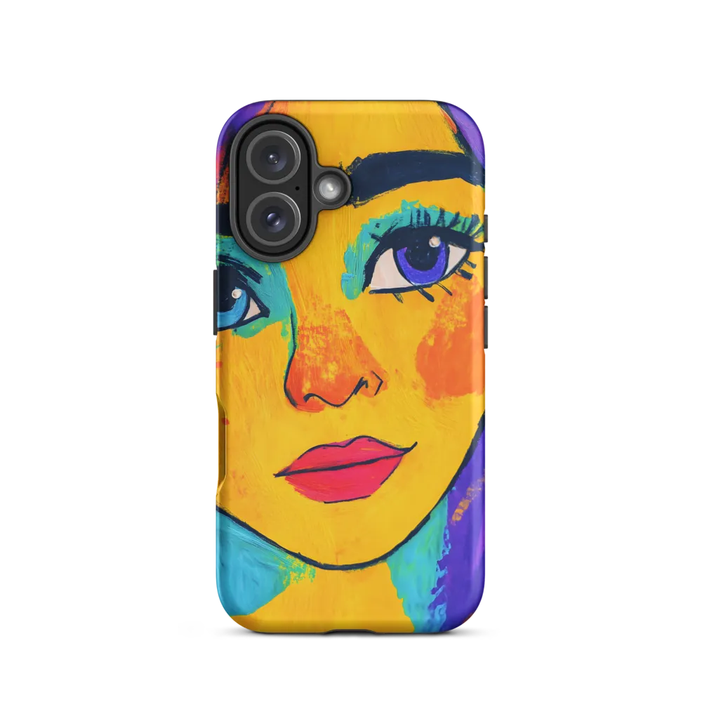 Vibrant Portrait: A Pop Art Exploration | Phone Case