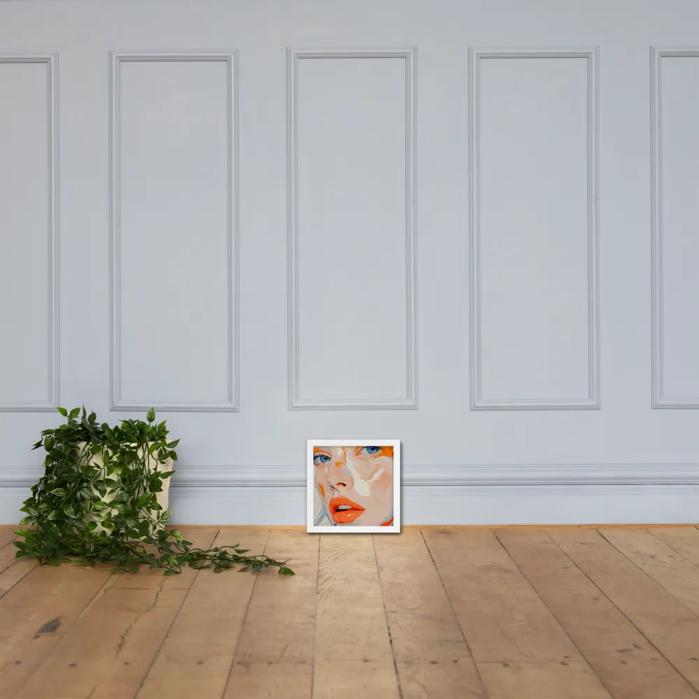 Ethereal Expressions | Poster with White Frame | 10″×10″