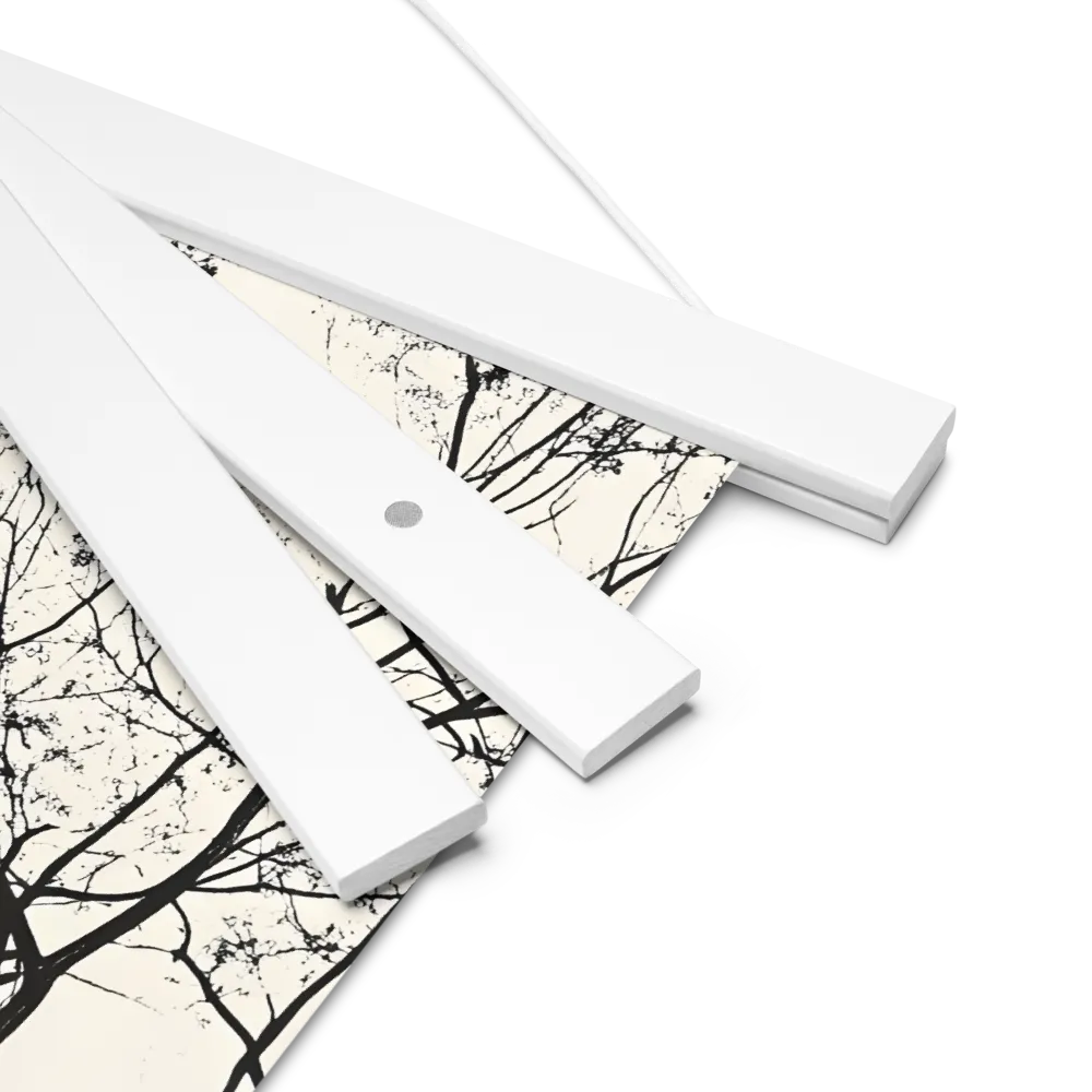 Whispers of Solitude | Poster With White Wood Hanger | 10″×10″