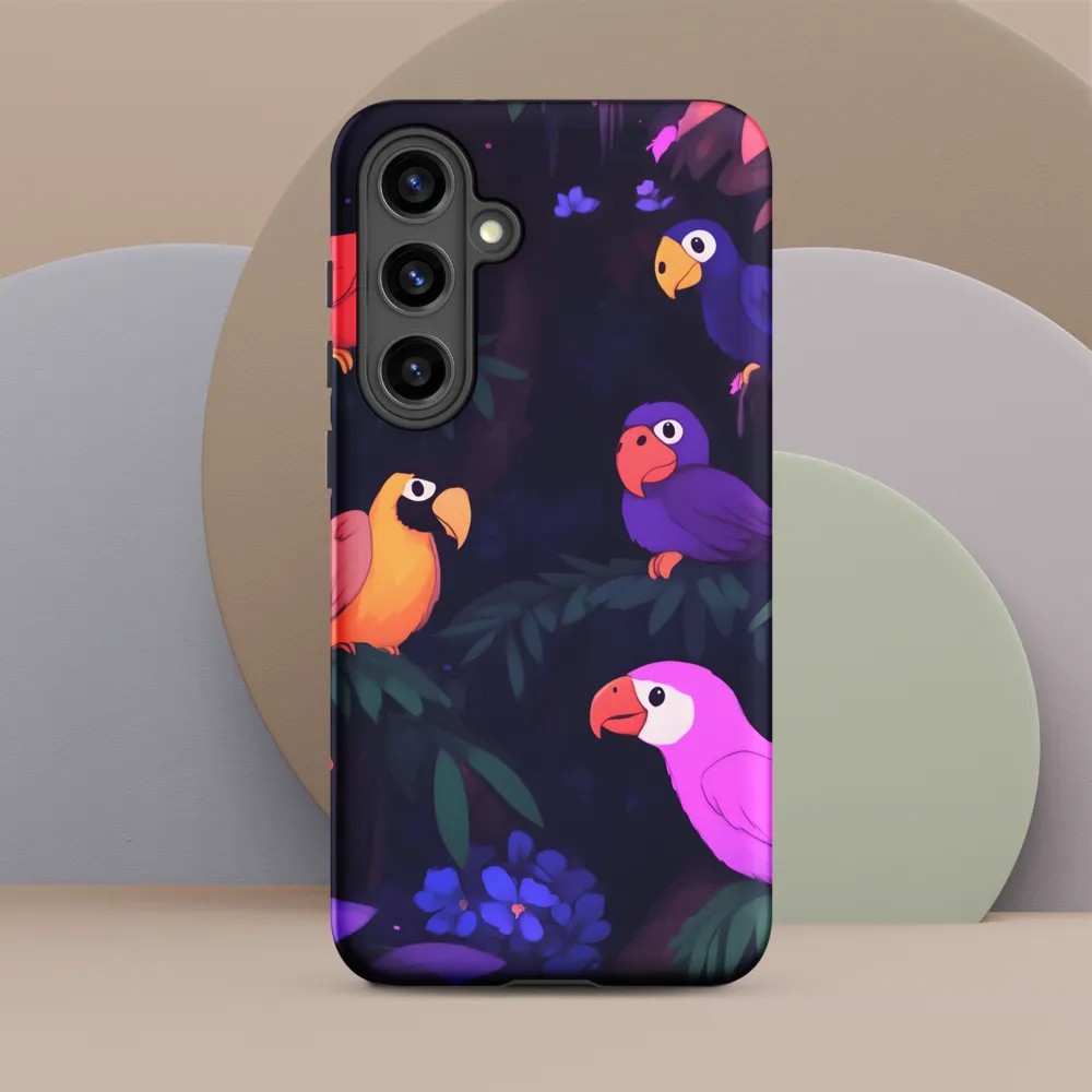 Tropical Parrot Playground | Phone Case |  S24 Plus | Tough Case | Matte
