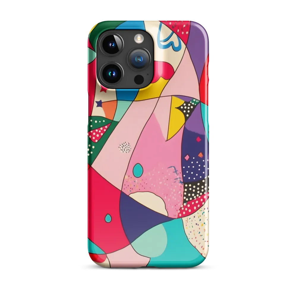 Playful Geometry in Color | Phone Case |  15 Pro Max | Snap Case | Glossy