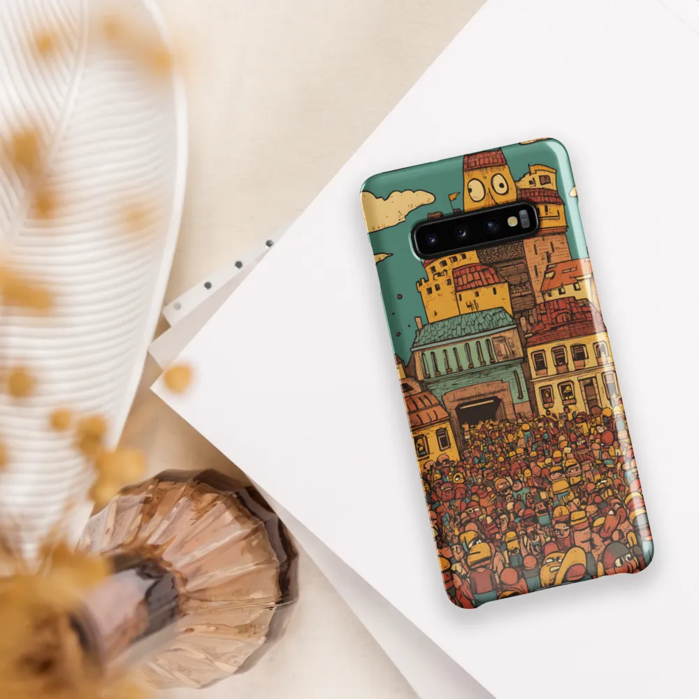 The Quirky City Gathering | Phone Case |  S10 Plus | Snap Case | Glossy