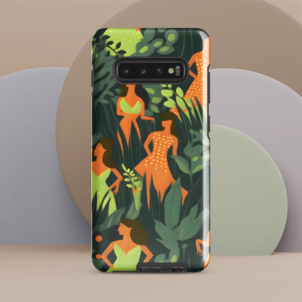 Playful Harmony in Patterns | Phone Case |  S10 Plus | Tough Case | Glossy