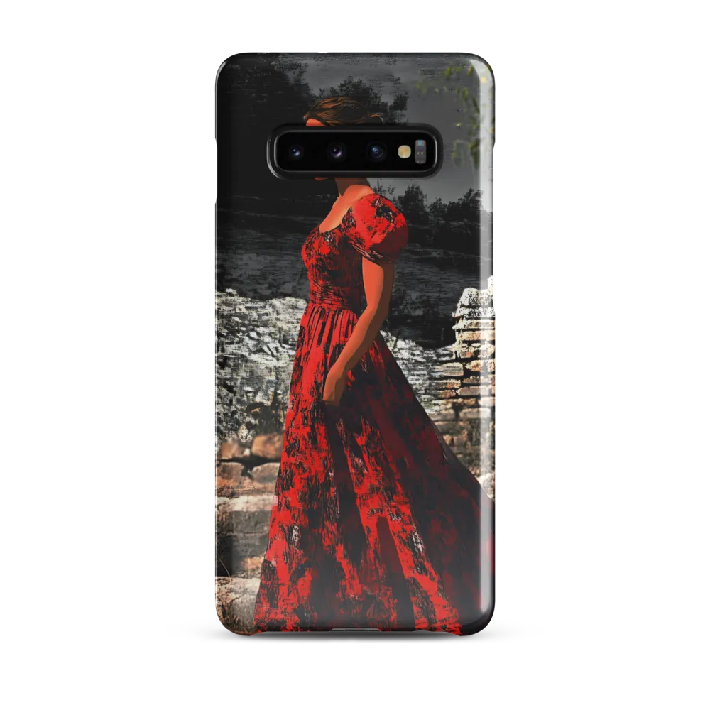 Elegance in Red | Phone Case |  S10 Plus | Snap Case | Glossy