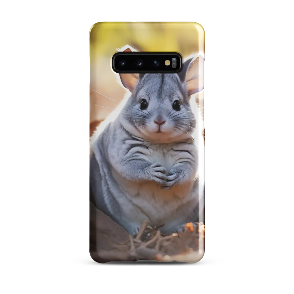 Gentle Whispers of Nature: The Chinchilla | Phone Case |  S10 Plus | Snap Case | Glossy