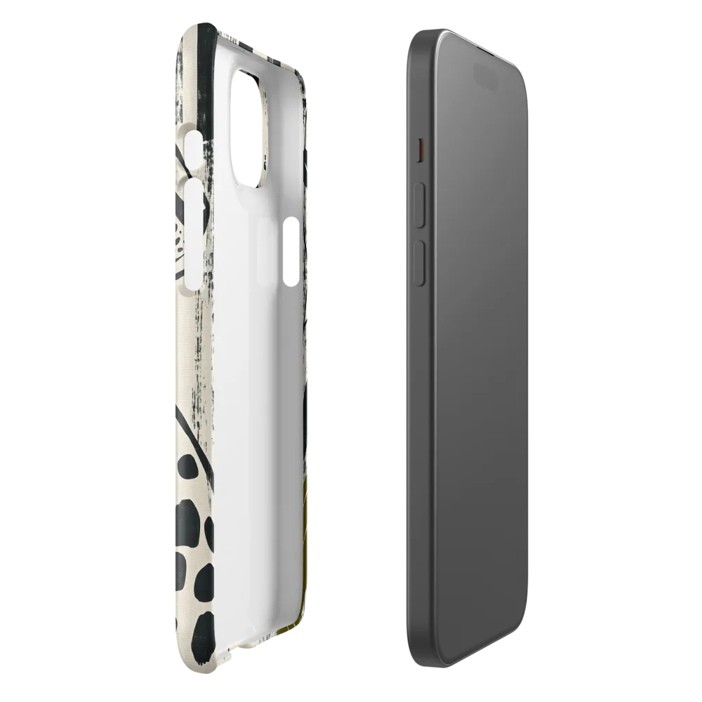 Leopard in Silhouette: A Modern Appeal | Phone Case |  15 Plus | Snap Case | Glossy