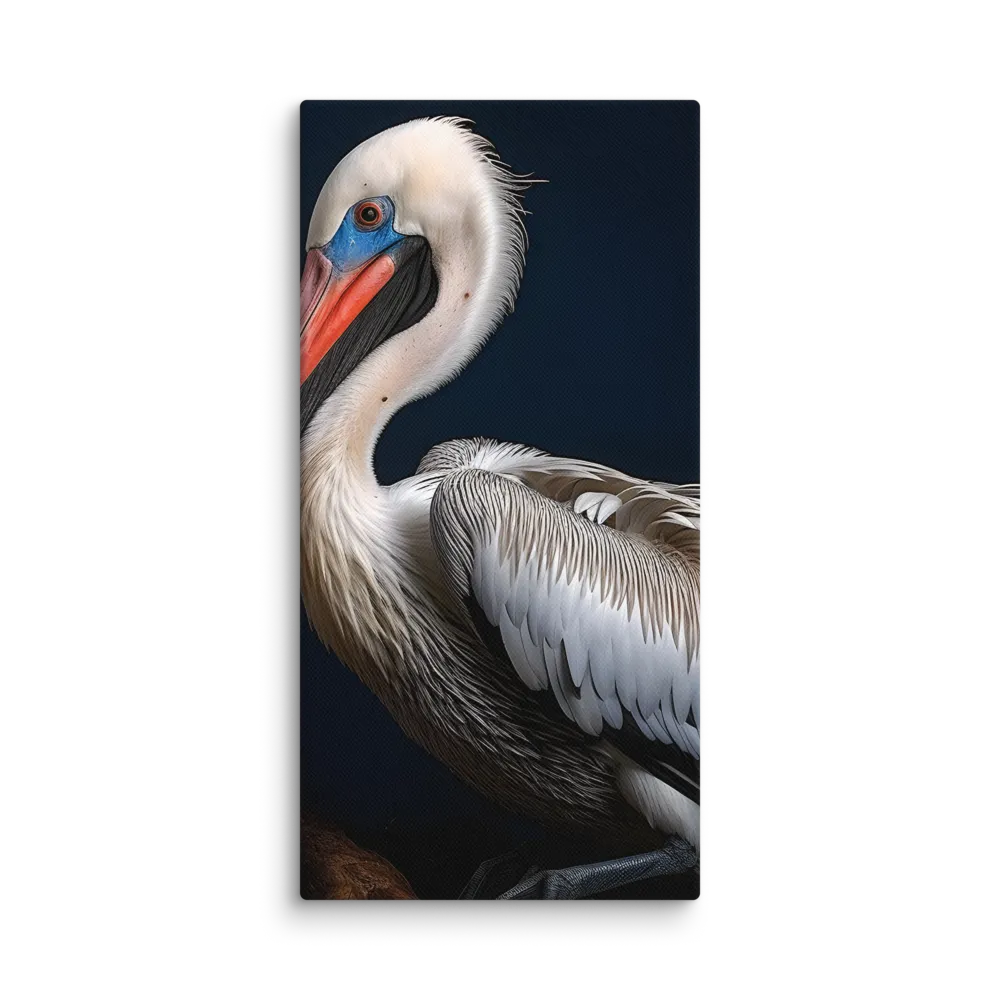 Majestic Pelican Portrait | Canvas | 10″×20″