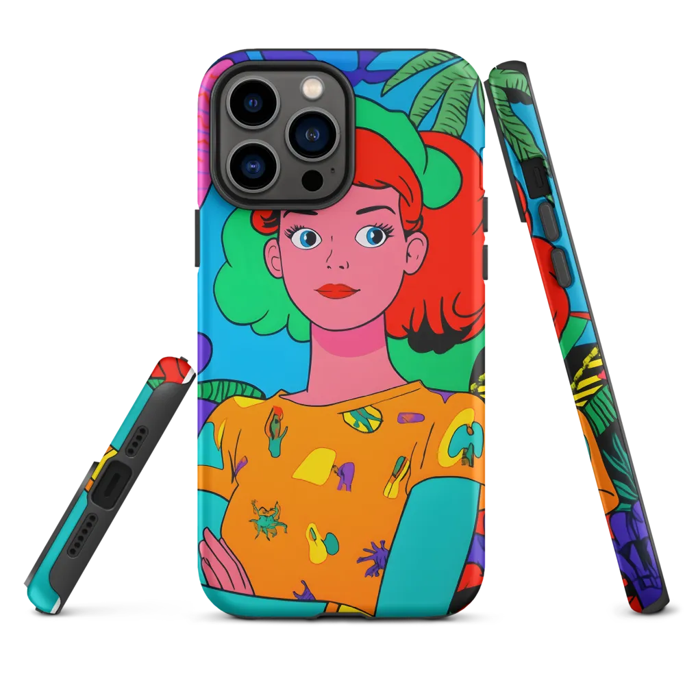 Tropical Vibes: A Playful Portrait