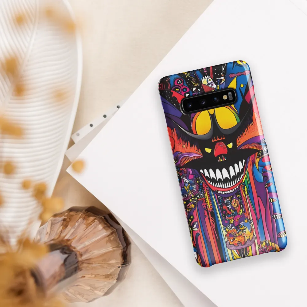 Whimsical Chaos: A Psychedelic Journey | Phone Case |  S10 Plus | Snap Case | Glossy