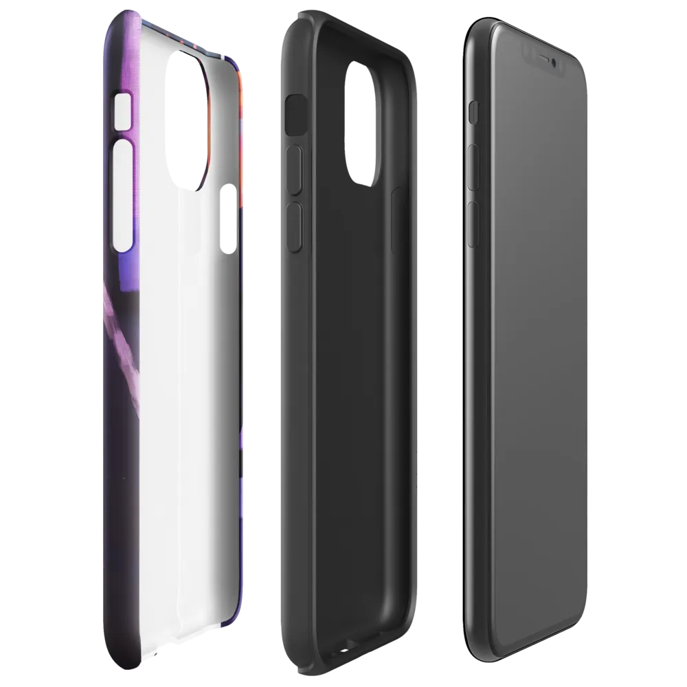 Wandering Through Neon Dreams | Phone Case |  11 Pro Max | Tough Case | Glossy