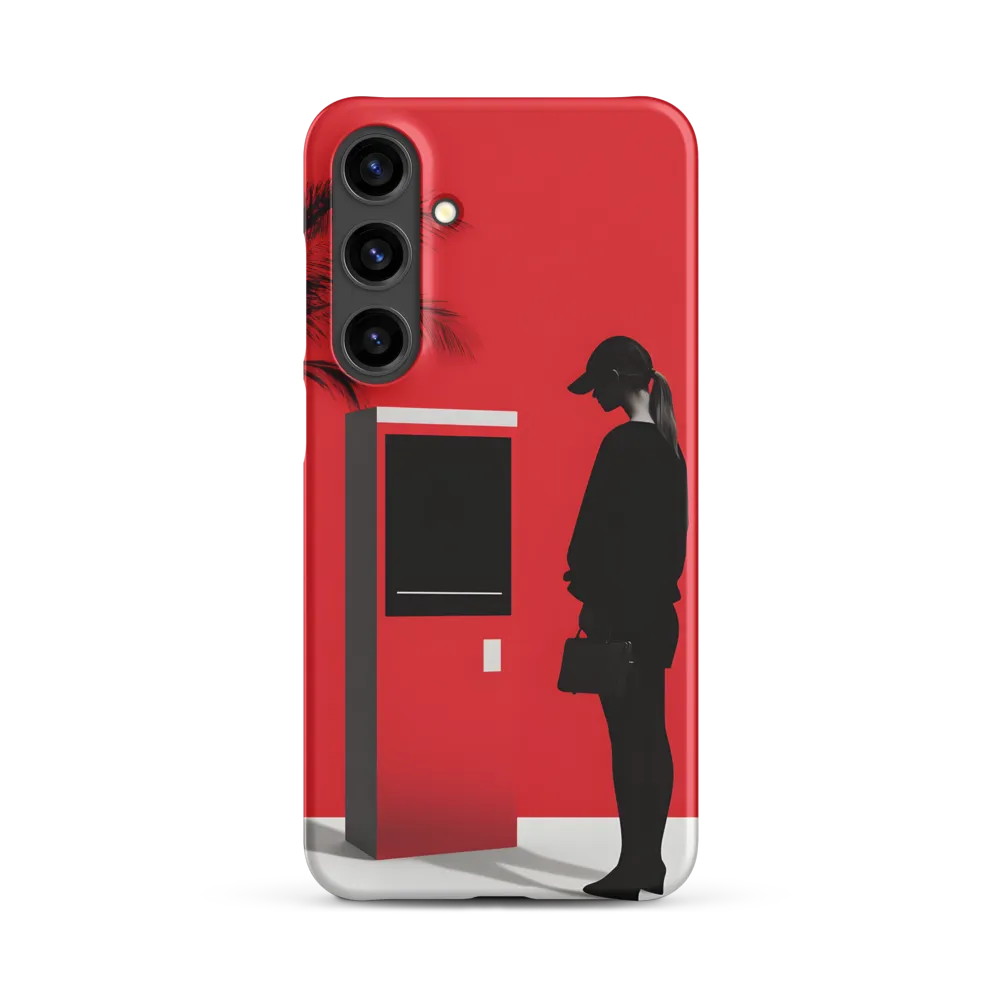 Contemplation in Red | Phone Case |  S24 Plus | Snap Case | Matte