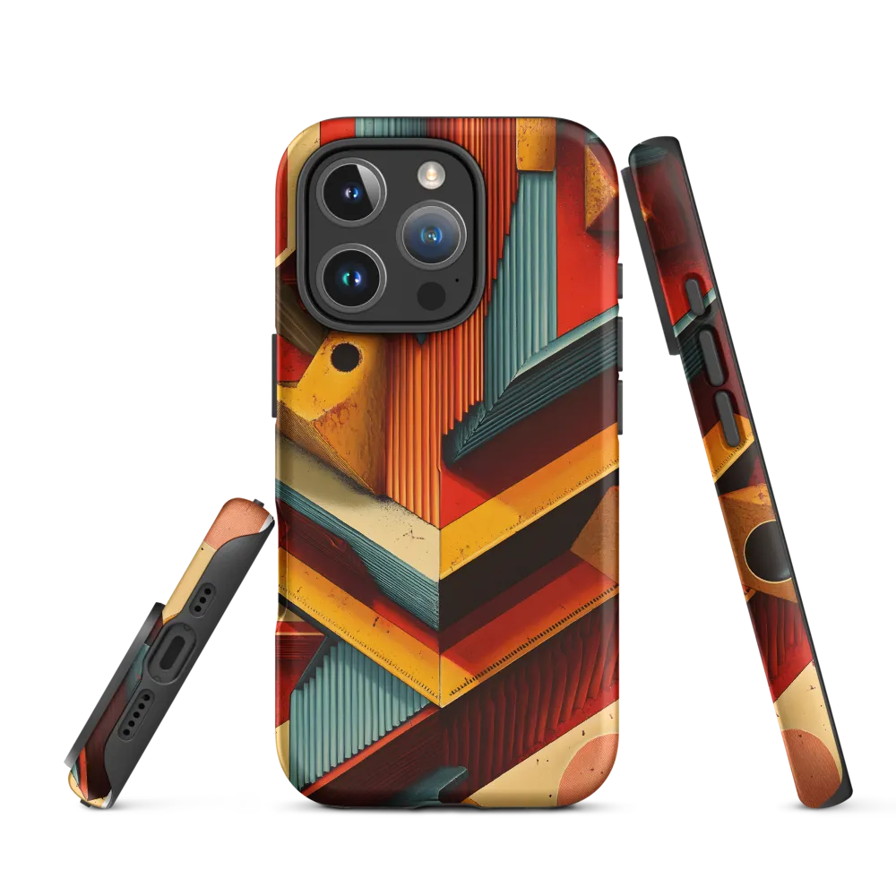 Geometric Harmony | Phone Case |  16 Pro | Tough Case | Matte